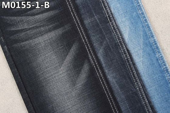 61% Cotton 11.8oz Cross Hatch TR Denim Desizing Kain Jeans