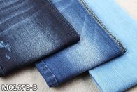 Rope Dye Bahan Denim Super Dark Blue Dual Core Slub Jeans Bahan