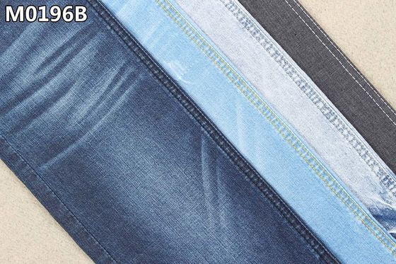 16S Tencel Soft Stretch Denim Fabric Ringan Dengan Warp Slub