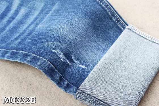 100% Komposisi Katun 11,3 oz Warna Biru Gelap Kain Denim untuk Jeans Kain Denim