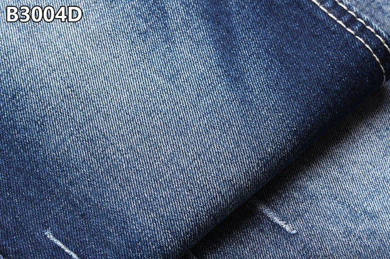 65C 33P 2S TR Cotton Polyester Spandex Denim Fabric Siro Spun OA Benang Dengan Slub