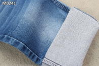 Stretch Cotton Fake Knit Denim Jeans Fabric Dengan Lapisan Ganda 10.9 Ons