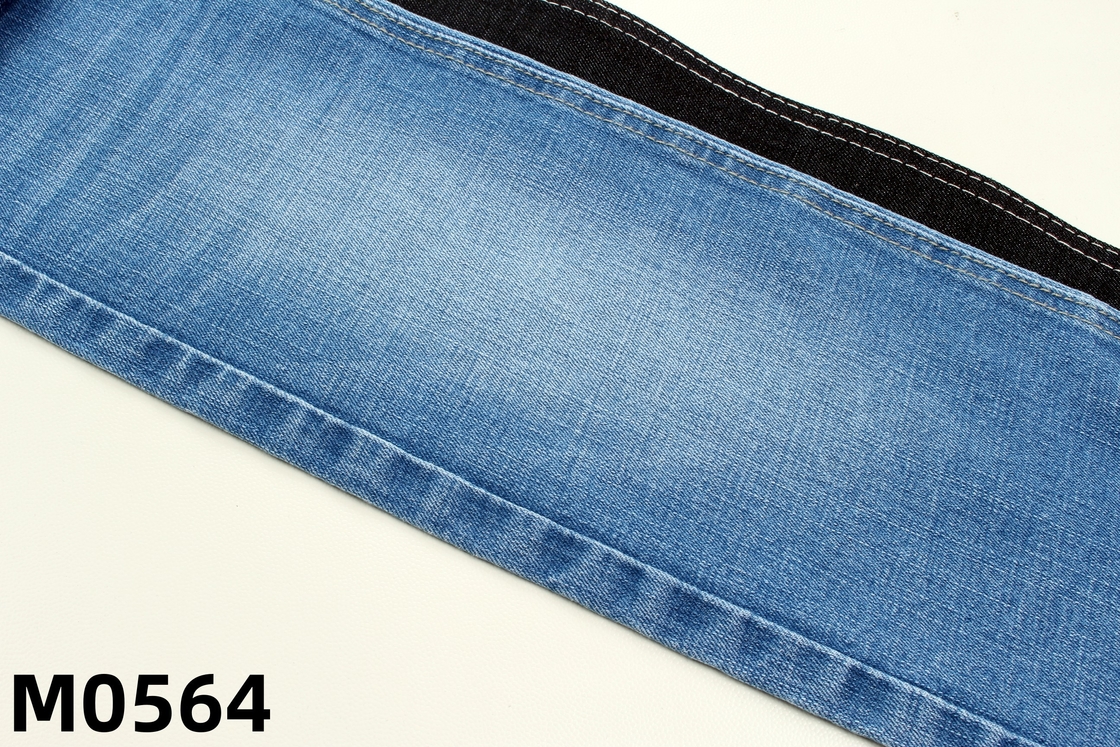 2025 Hot Sell 11 oz Dark Blue Stretch Woven Denim Fabric untuk Jeans