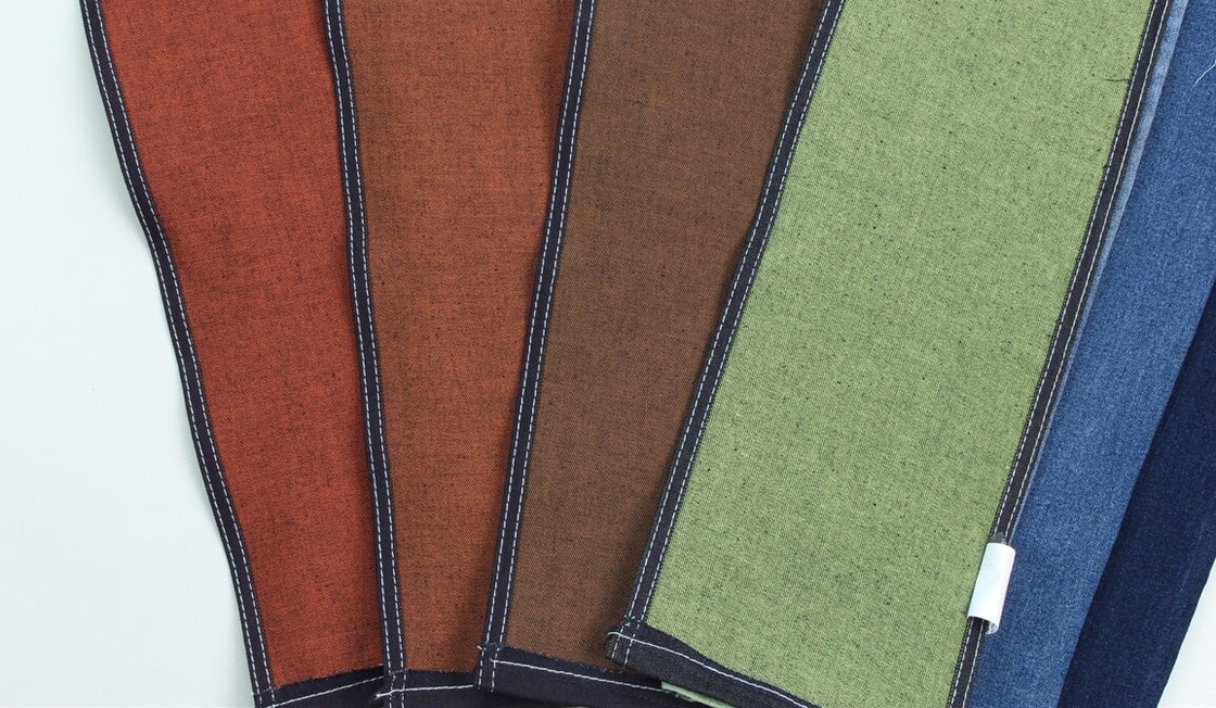 Grosir 10 Oz Warna Backside Tenun Kain Denim Untuk Jeans