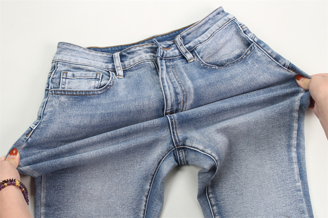 180cm Lebar 10 Oz Harga Murah Barang Siap Pabrik Kain Denim Untuk Jeans Wanita