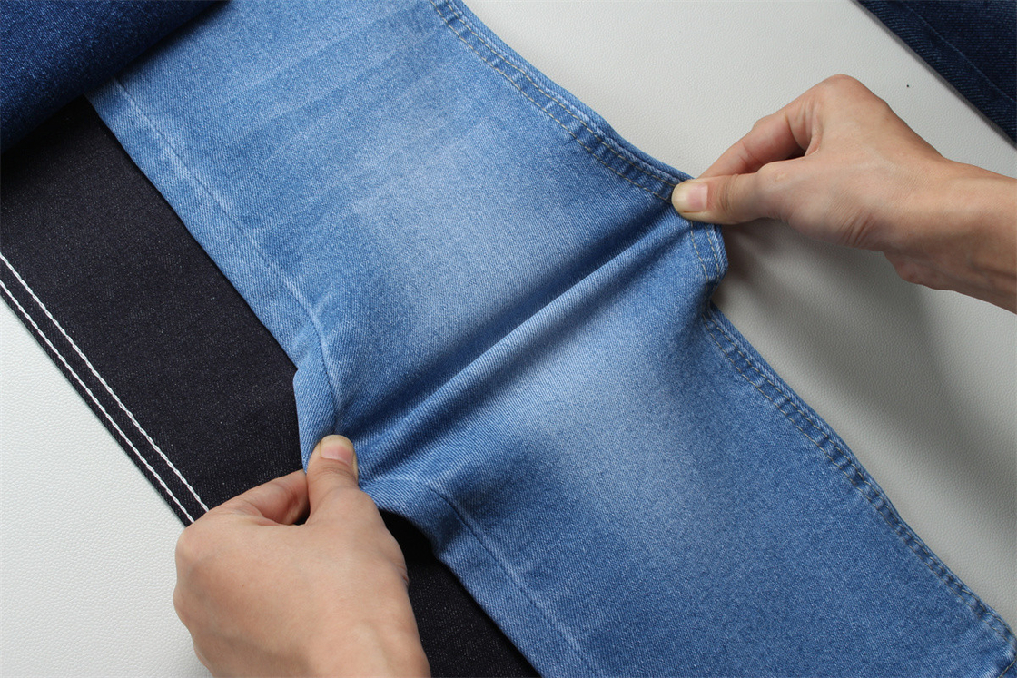 10.5oz Kain Denim 1% Spandex Untuk Pria Jeans Untuk Merek Jeans Jaket Soft