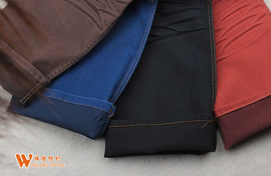 9.4 oz Jeans Stretch Satin Denim Fabric