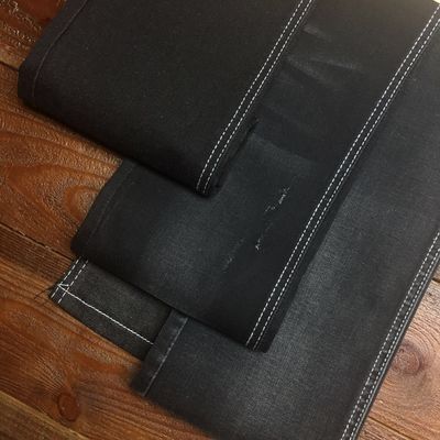 Harga bagus Tencle Bahan Katun Bahan Denim Jeans Warna Hitam 9oz on line