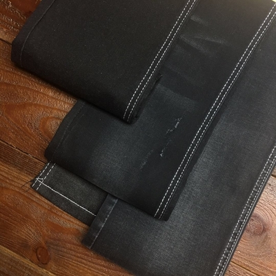 Tencle Bahan Katun Bahan Denim Jeans Warna Hitam 9oz