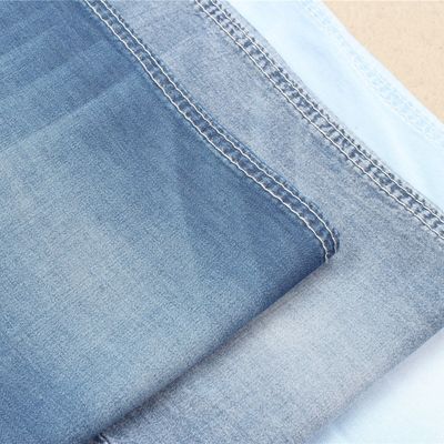 Harga bagus 100% Katun Kemeja Denim Warna Biru Tua Produsen Kain on line