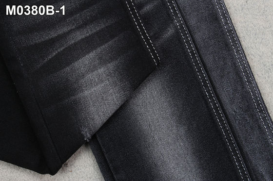 Harga bagus 11.7 OZ Warna Hitam Katun Spandex Pria Jeans Denim Fabric on line
