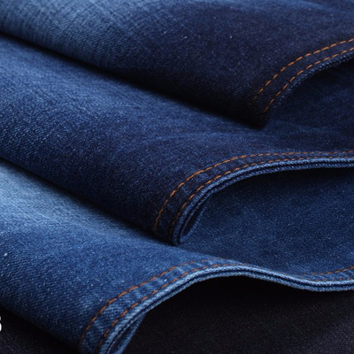 11.5oz 98% Katun 2% Kain Denim Spandex Untuk Pria