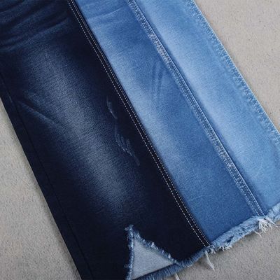 Harga bagus Kain Denim Peregangan Biru Tua Muda Lebar 59 '' Untuk Pakaian Tas on line