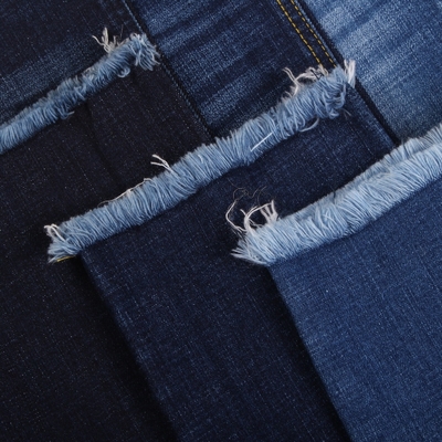 Benang Dicelup Katun Spandex Peregangan Kain Denim Warna Disesuaikan