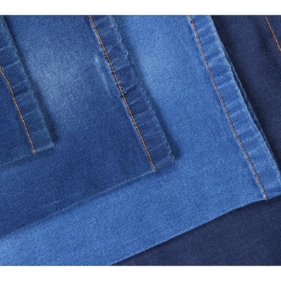 Kain Denim Organik Dicetak Indigo 98% Cotton 2% Spandex 315g