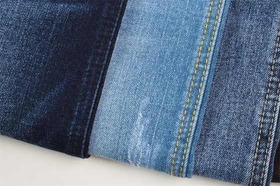 Kain Denim Peregangan 360Gsm 3/1 Kepar Tangan Kanan Dengan Slub