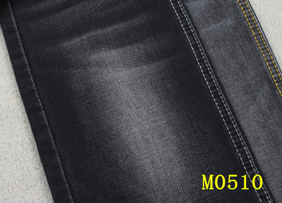 Kain Denim Spandex Katun Poliester Lapisan Ganda 11.6oz Mercerizing