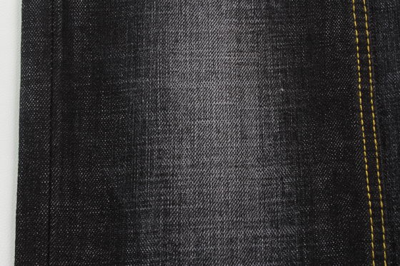Harga bagus Sanforizing 63'' Full Width 12Oz Cotton Spandex Denim Fabric Dengan Warp Slub on line