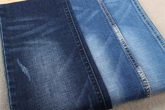 10.6Oz Cotton Polyester Spandex Denim Fabric Lebar Penuh 160cm