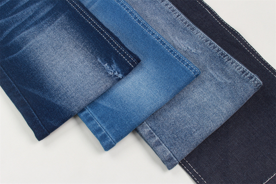 9.5 OZ High Stretch Denim Fabric Untuk Pria Wanita Jeans Dengan Belakang Hitam