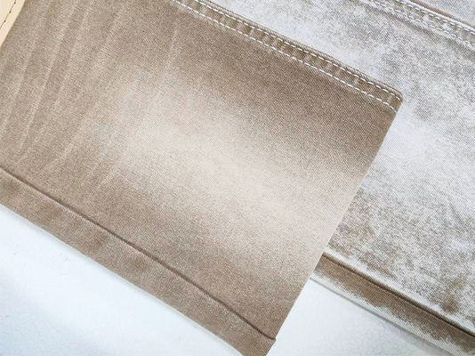 Harga bagus Kain Denim Berwarna-warni Berat Ringan Stretch Dalam Khaki on line