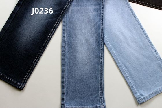 Harga bagus 7.5 Oz Biru Hitam High Stretch Tenun Denim Kain Untuk Jeans on line