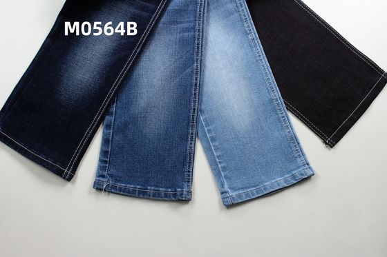 Harga bagus 11 Oz High Stretch Crosshatch Slub Woven Denim Fabric Untuk Jeans on line