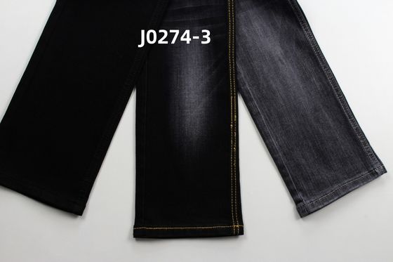 Harga bagus Grosir 10 Oz Warp Slub High Stretch Black Backside Woven Denim Fabric Untuk Jeans on line