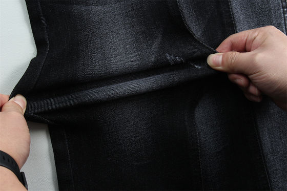 Harga bagus 11 Oz Jeans Kain Untuk Pria Atau Wanita Gaya Berat Sulfur Hitam Warna Dalam Grosir Dari Cina Guangdong on line