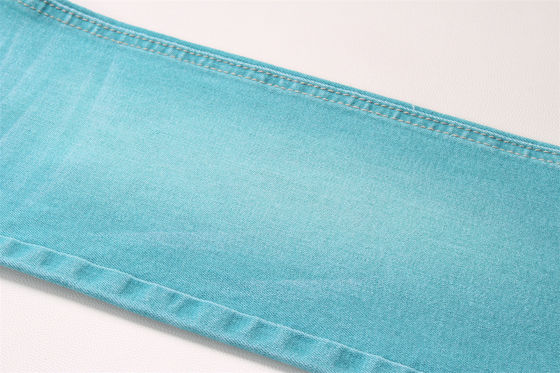 Harga bagus 9 Oz Spesial Warna Hijau Stretch Musim Panas Kain Denim Jeans Kain Untuk Pria Musim Semi Musim Panas Gaya Hot Sell Siap Untuk Pengiriman on line