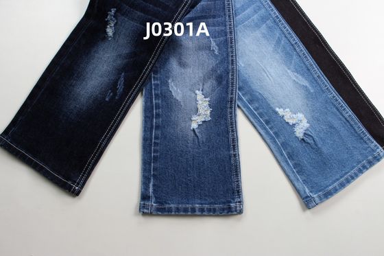 Harga bagus 2024 Kualitas Tinggi 11.5 Oz Hijau Biru Stretch Tenun Jeans Kain on line