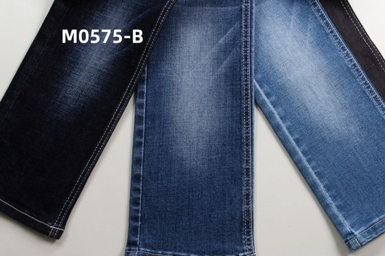 Harga bagus 10 Oz Crosshatch Slub High Stretch Woven Denim Fabric Untuk Jeans on line