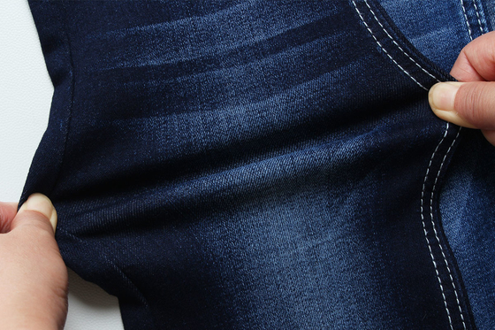 8.7 Oz Low Stretch Kain Denim Untuk Pria Celana Pendek Dengan Warp Slub