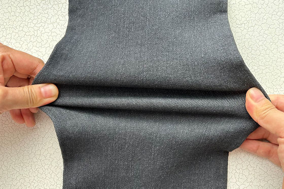 Harga bagus 10 Oz Harga kompetitif Harga tajam Warna abu-abu Untuk Pria Jean Stretch Kain Denim Dari Pabrik China on line