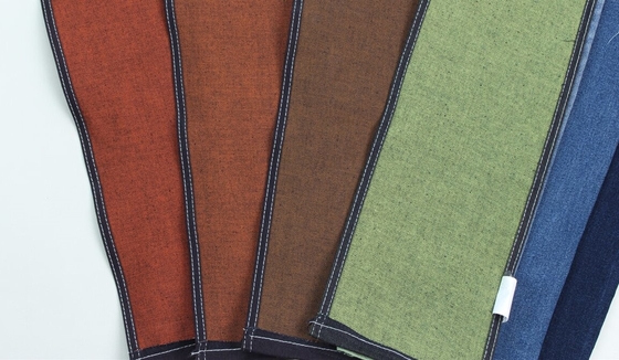 Grosir 10 Oz Warna Backside Tenun Kain Denim Untuk Jeans