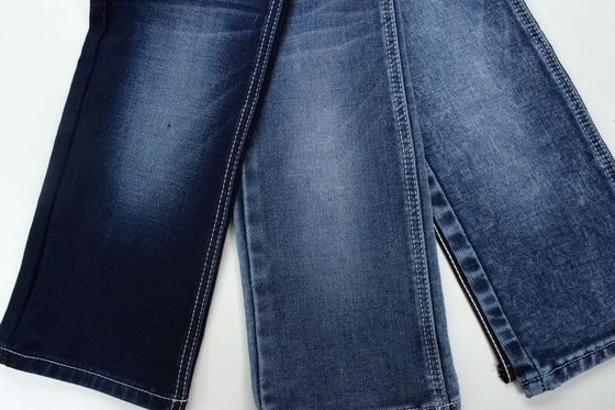 Harga bagus 11.5 Oz Biru Dan Biru Bagian Belakang Lapisan Ganda Jeans Kain on line