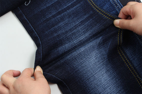 Harga bagus 11.8 Oz Cross Slub Jeans Kain Untuk Pria Jeans High Stretch Untuk Pria India Market Style China Factory Di Guangdong on line