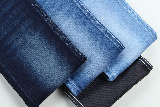 Harga bagus 10 Oz Super Stretch Kain Denim Untuk Musim Panas Pria Jeans Katun Polyester Rayon Spandex Rough And Wild on line