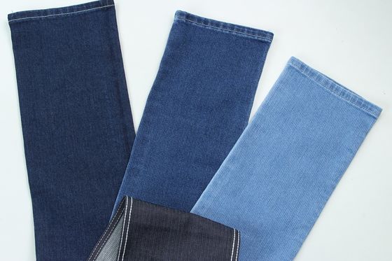 Harga bagus 10.6 Oz khusus tenun kain denim dengan peregangan untuk jeans pakaian on line
