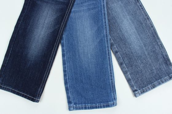 Harga bagus 11 Oz Tenun Khusus Lembut Dan Warp Slub Tenun Denim Jeans Kain on line
