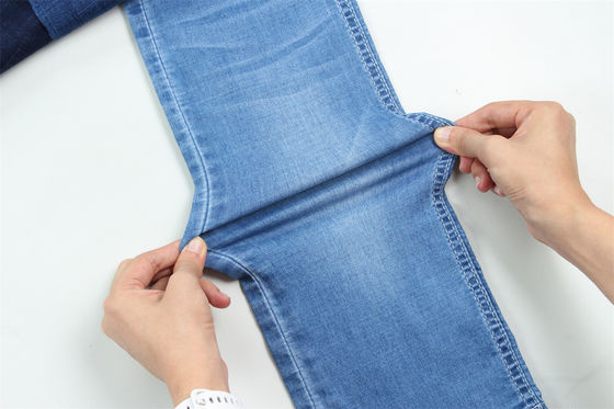 Harga bagus 7 Oz Style kurus Super tinggi peregangan untuk wanita Jeans Denim Kain Jeans Kain untuk Musim Panas Style Musim Gugur on line