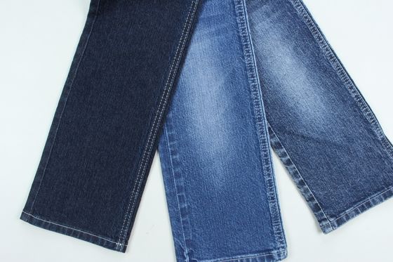 Harga bagus 11.2 Oz Super Biru Hitam Kapas Spandex Kain Denim Untuk Jeans on line