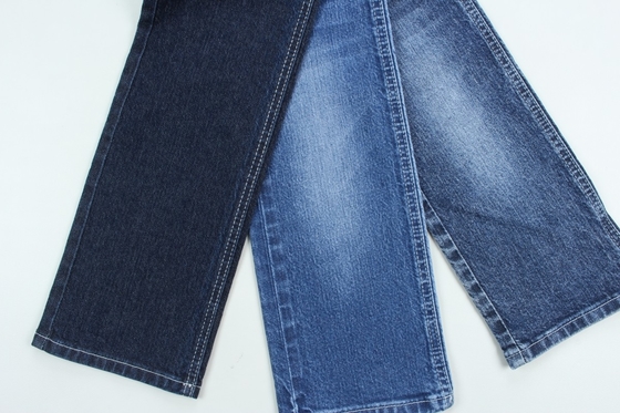 11.2 Oz Super Biru Hitam Kapas Spandex Kain Denim Untuk Jeans