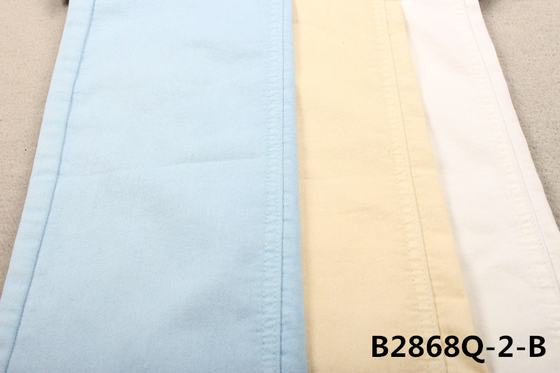 7.6OZ PFD Katun Polyester Spandex Kain Denim Putih Untuk Wanita Jeans