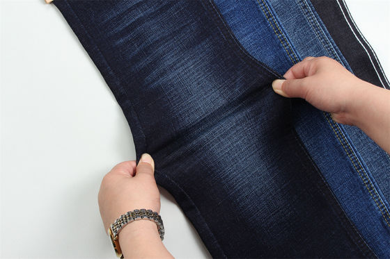 Kain Denim Low Stretch Crosshatch Slub 11.5 Oz Untuk Jeans Pria Crosshatch Slub
