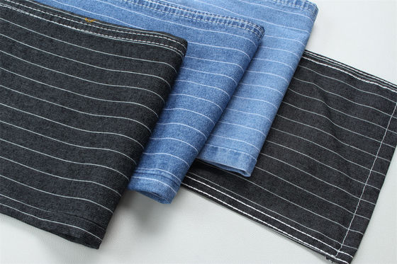 6.5 ons 100% katun strip Jeans Denim Kain Untuk Kaos