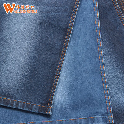 Harga bagus Kain Denim Katun Cetak Lilin Afrika Spandex on line