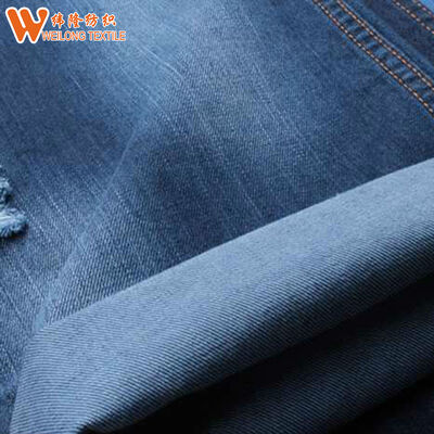 Harga bagus Kain Denim Katun Warna Biru Indigo on line