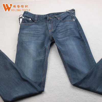 Harga bagus Stretch Denim Jeans Kain 11,8oz Denim Angkat Kain Katun on line