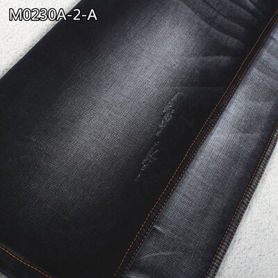 Harga bagus Kain Denim Tie Dye dan Benang Carded Lapisan Ganda Hitam 12oz on line